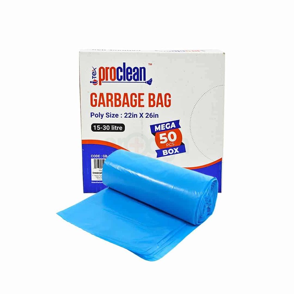 Proclean Garbage Bag 15-30 Liters - (50 Pcs Box)  