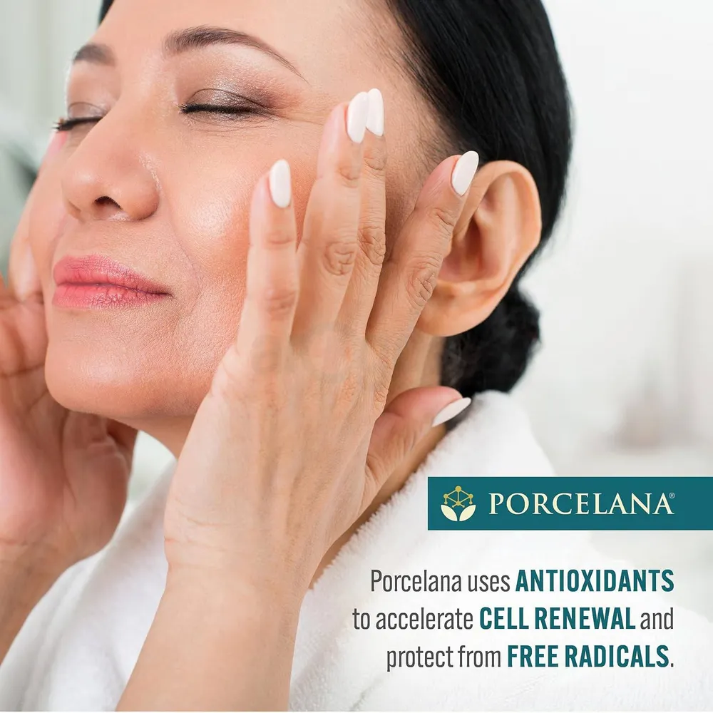 Porcelana Skin Brightening Cream with Daytime Hydration Antioxidants  