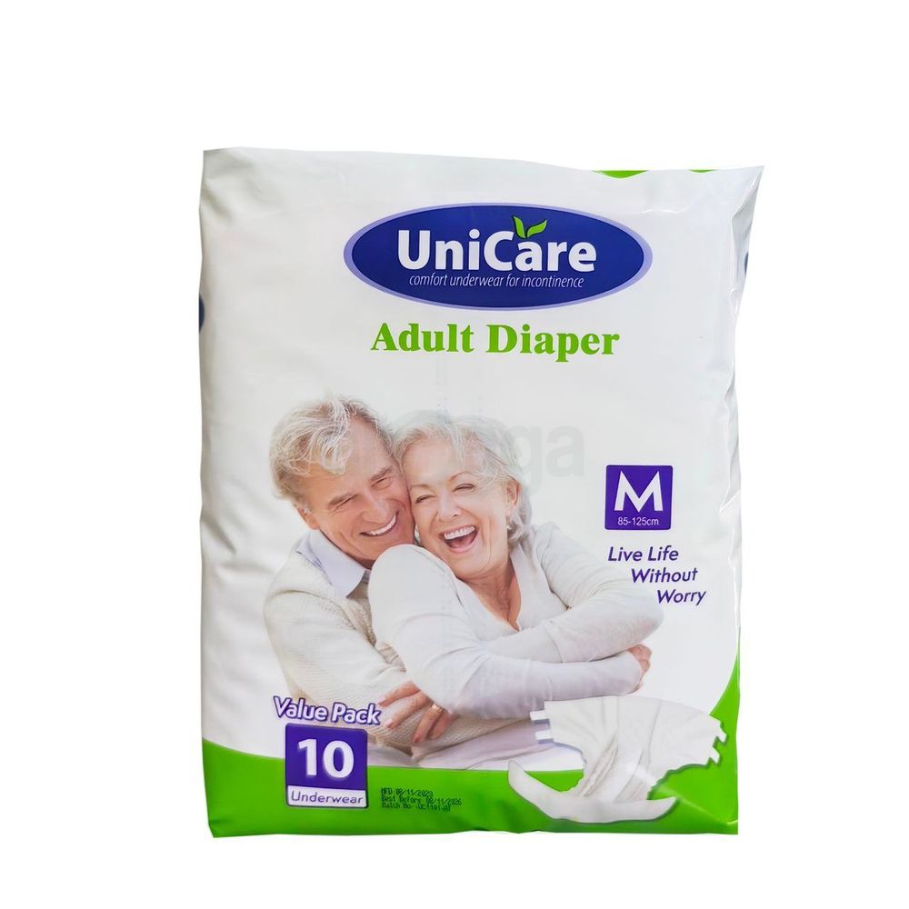 Unicare Adult Diaper Belt - Medium Size (10 Pcs Pack)  