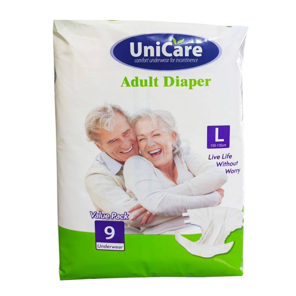 Unicare Adult Diaper Belt - Large Size (9 Pcs Pack)  
