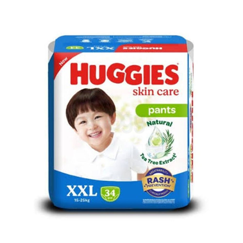 Huggies Skincare pants XXL 34Pcs (15-25kg)  