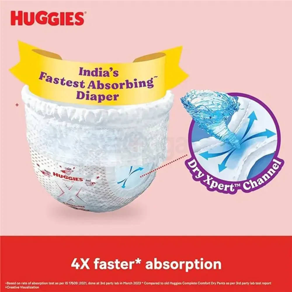 Huggies Dry Tape Diaper NB-36 (Up To 5Kg) Bubble Bed  