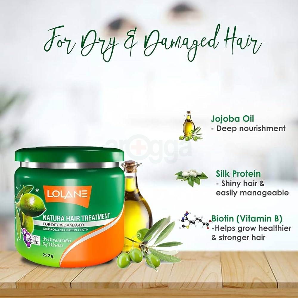 Lolane Natura Hair Treatment for Dry & Damaged Hair  