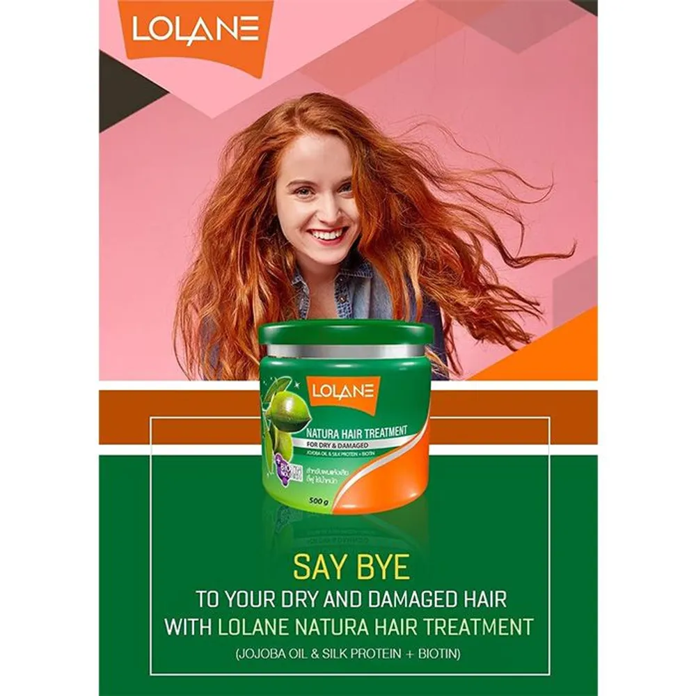 Lolane Natura Hair Treatment for Dry & Damaged Hair  