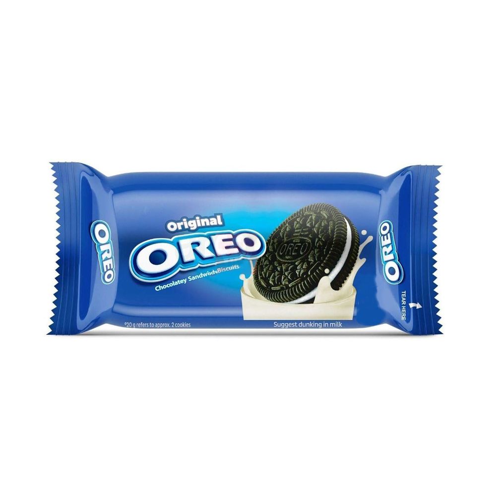 Cadbury Oreo Chocolaty Sandwich Biscuits 12 Pic Bundle Pack (Vanila)  