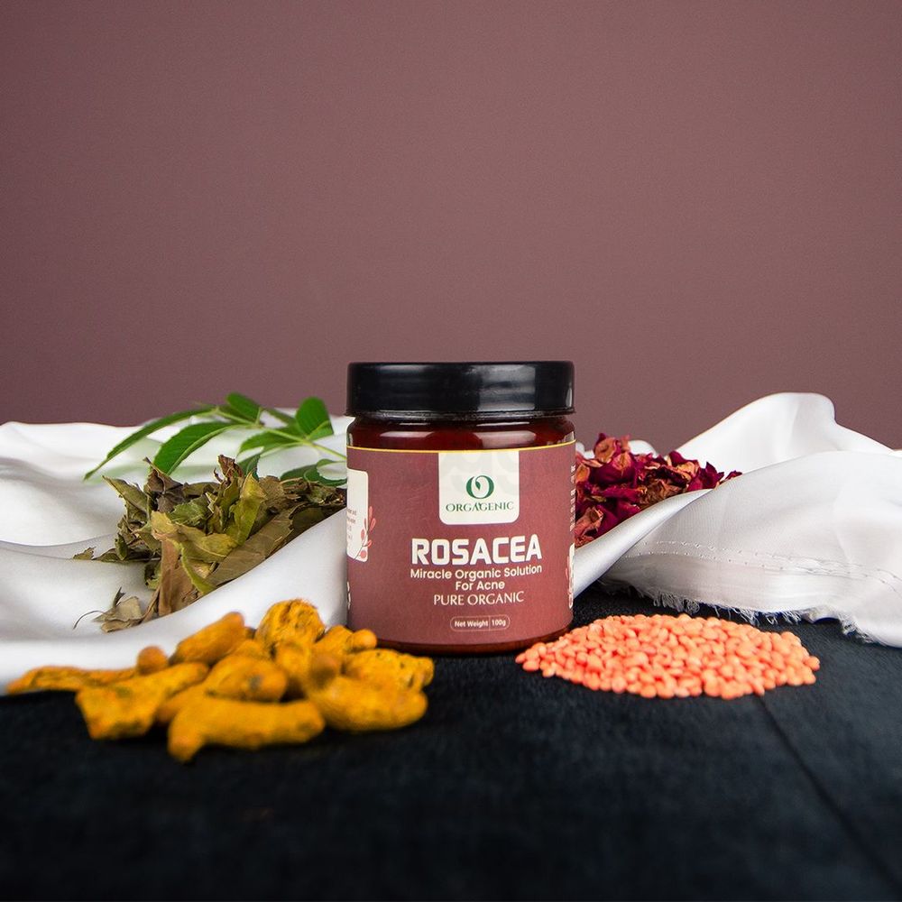 Orgagenic Rosacea Miracle Organic Solution for Acne 100gm  