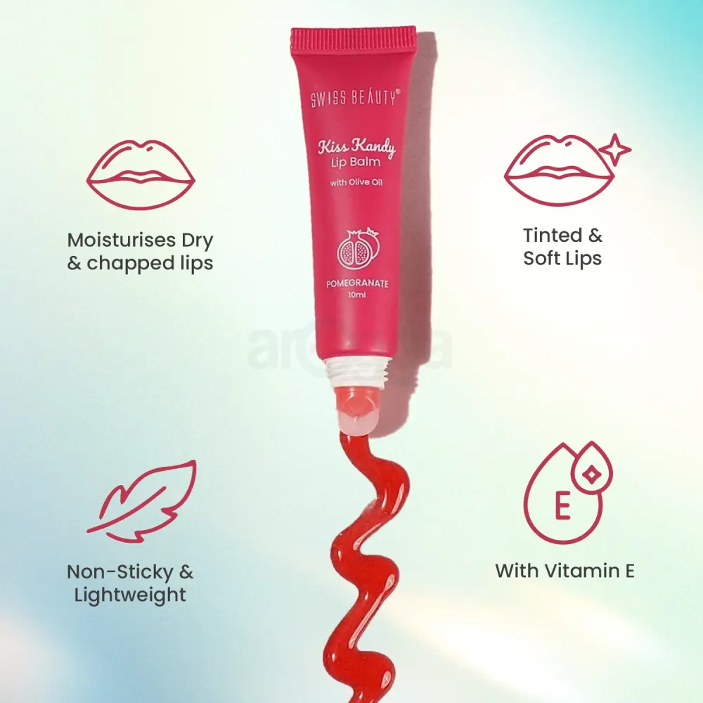 Swiss Beauty Kiss Kandy Lip Balm- Cherry  