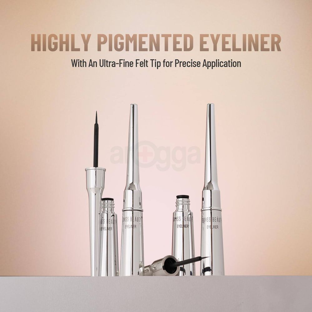 Swiss Beauty Jet Black Liquid Long Lasting Eyeliner 4ml  
