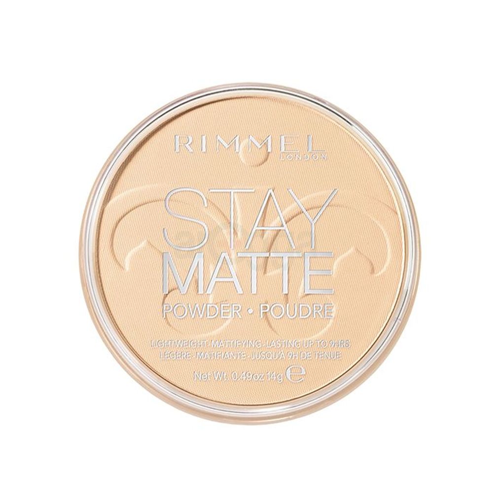 Rimmel London Stay Matte Pressed Powder- Transparent 001  