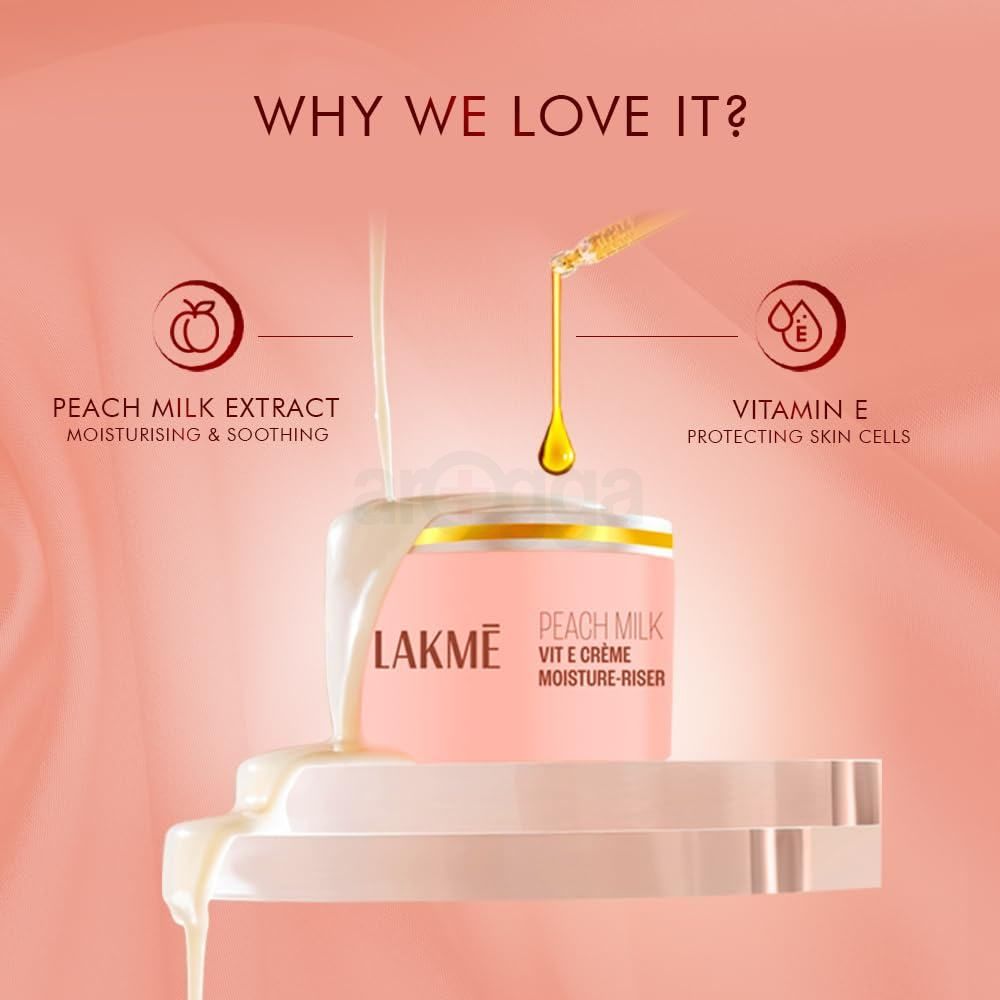 Lakme Skin Perfect Collection Peach Milk Vitamin E Cream Moisturiser  