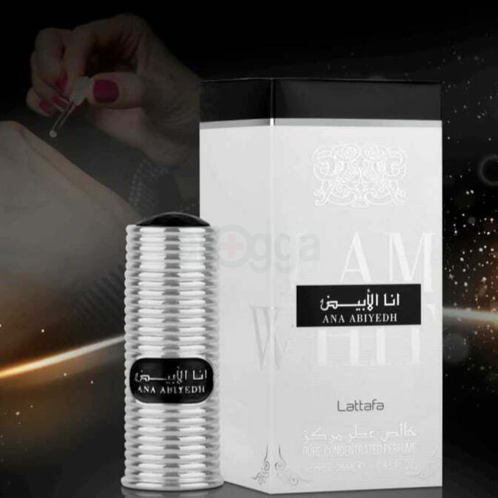 Lattafa Ana Abiyedh Pure Concentrated Perfume Oil for Men and Women  