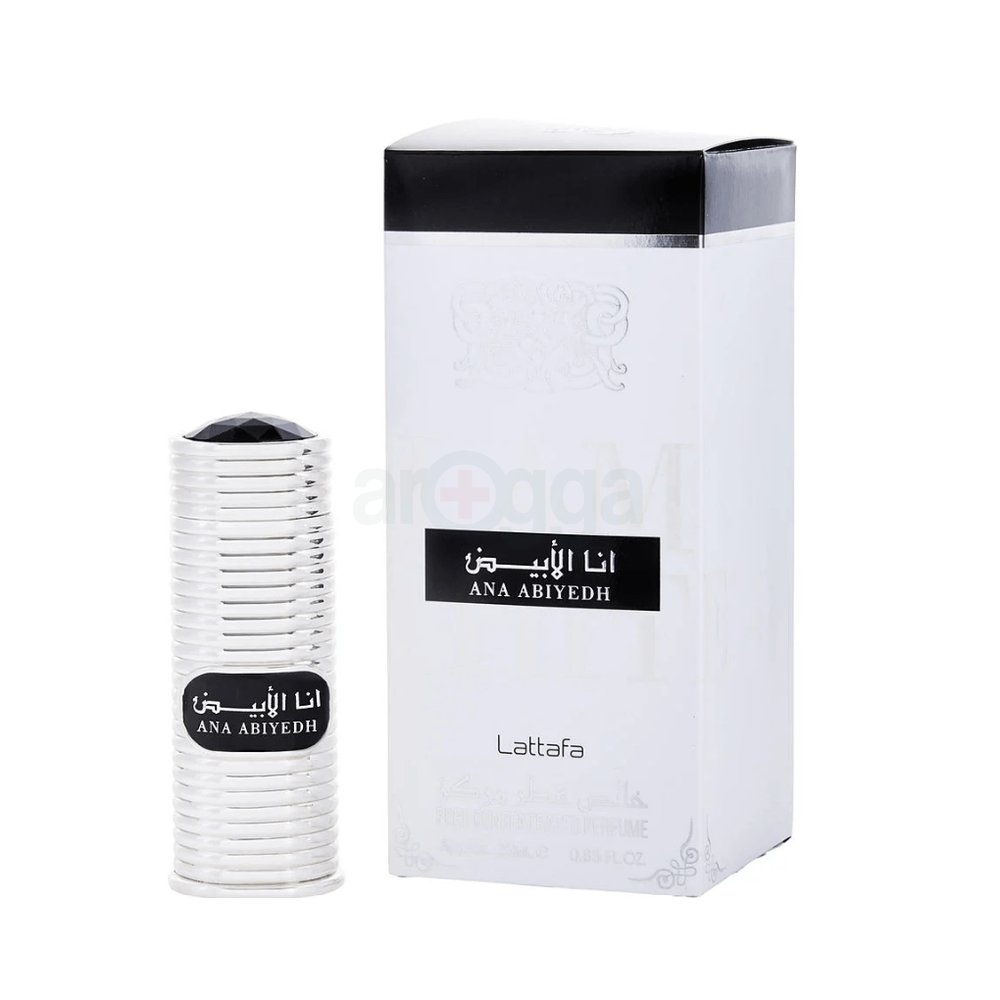 Lattafa Ana Abiyedh Pure Concentrated Perfume Oil for Men and Women  