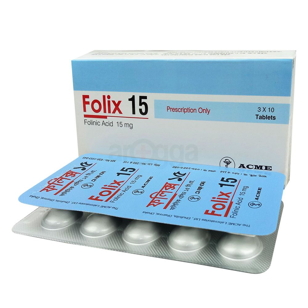 Folix 15mg tablet