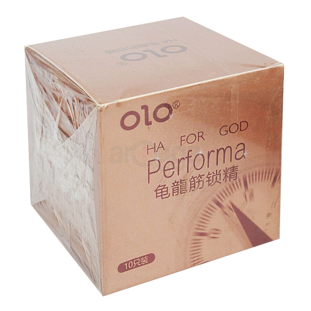 Olo Ha For God Performa Long Lasting Condom(Pink) - 10Pcs Pack  