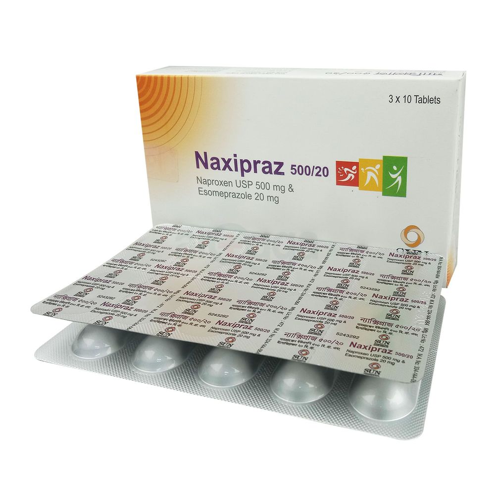 Naxipraz 500/20mg+500mg 