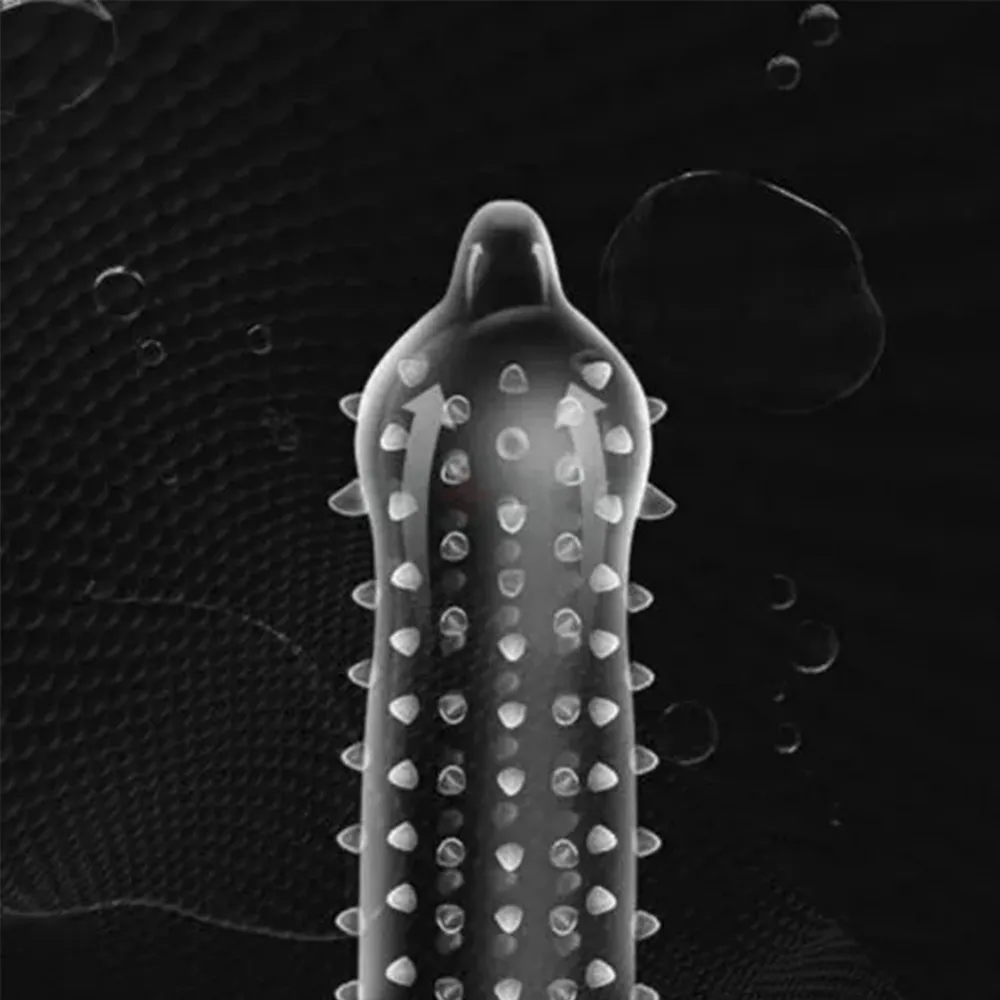 Yommee G Spot Stimulation Wolf Tooth 9D Condom 12pcs  