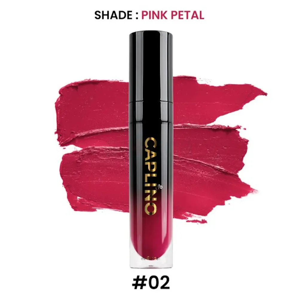 Caplino Liquid Matte Lipstick- 02 Pink Petal  