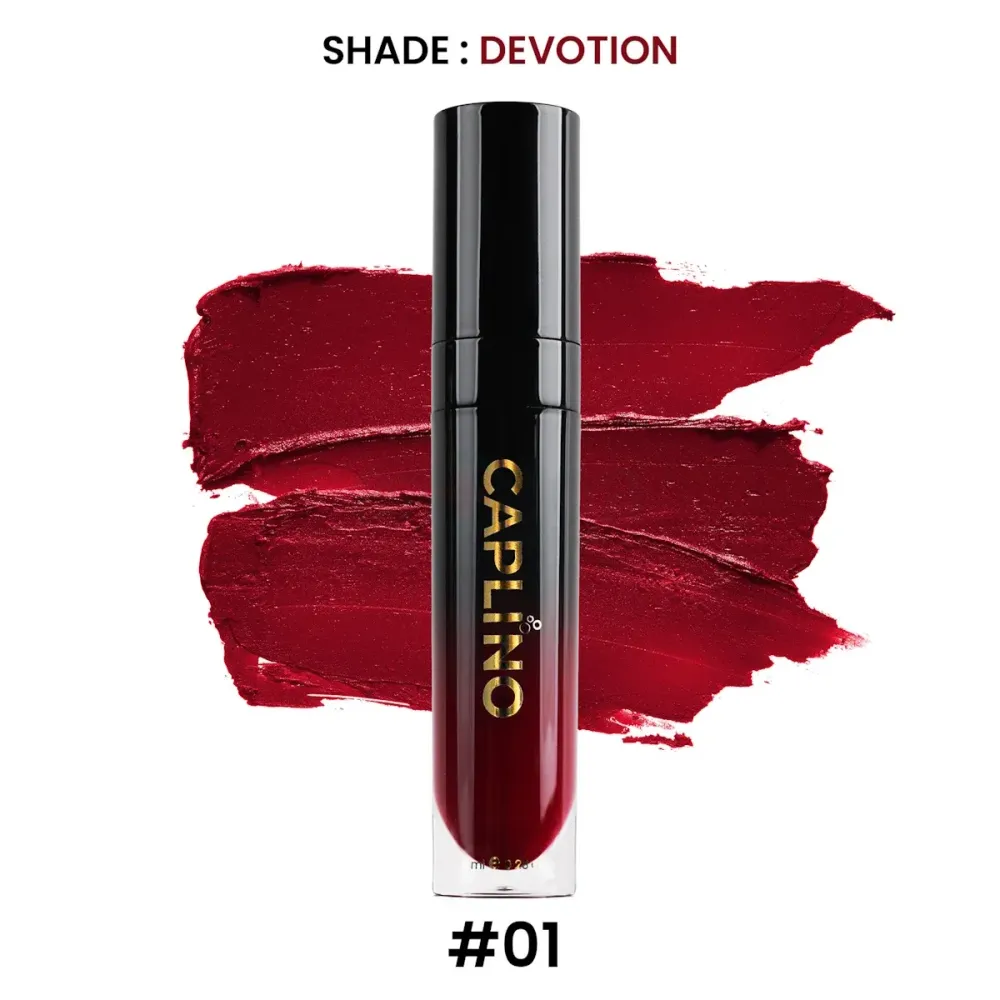 Caplino Liquid Matte Lipstick- 01 Devotion  