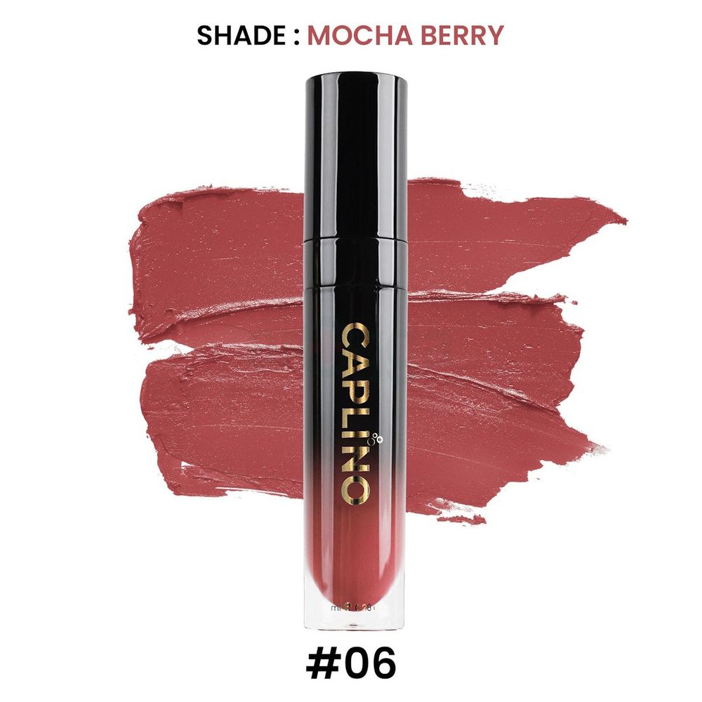 Caplino Liquid Matte Lipstick- 06 Mocha Berry  