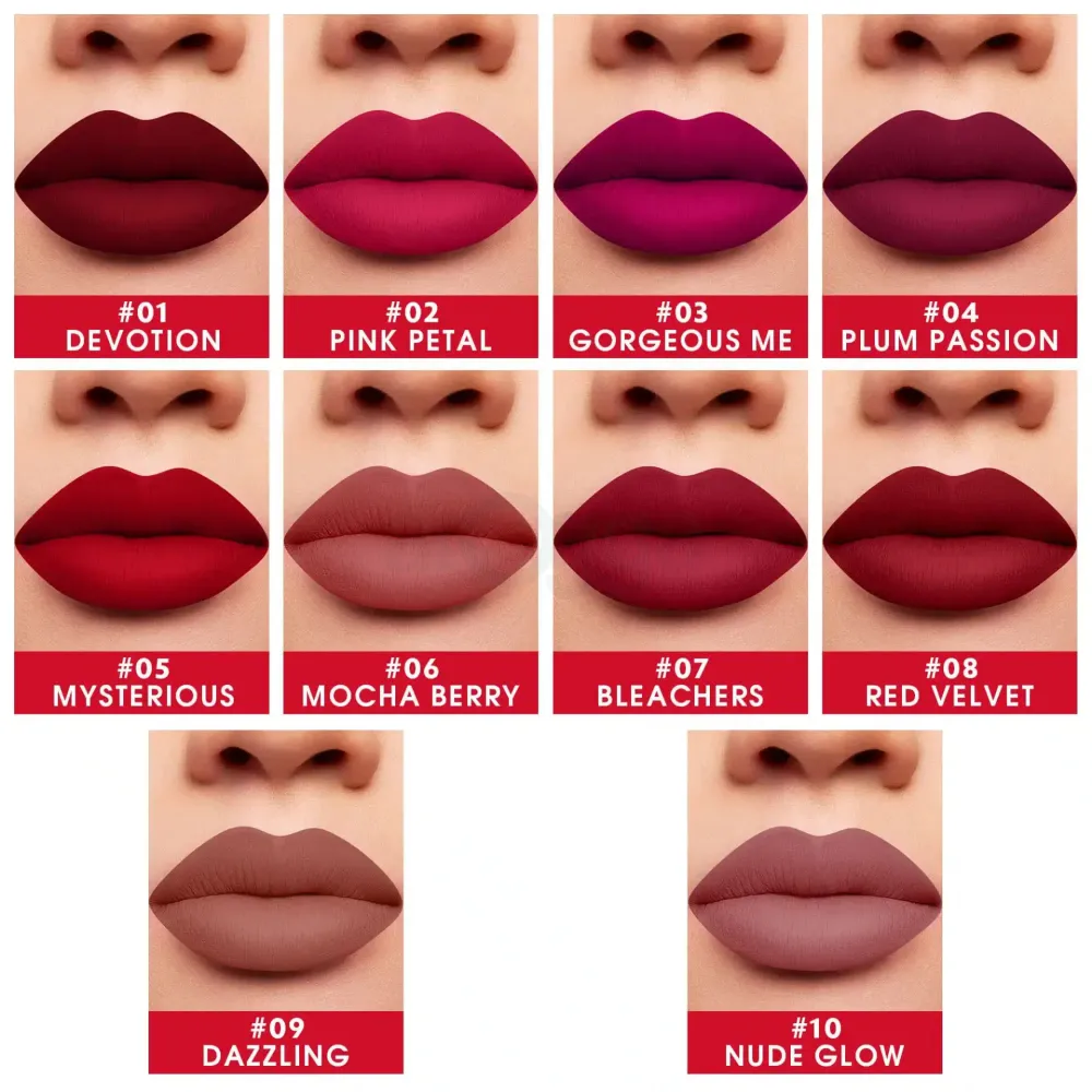 Caplino Liquid Matte Lipstick- 03 Gorgeous Me  