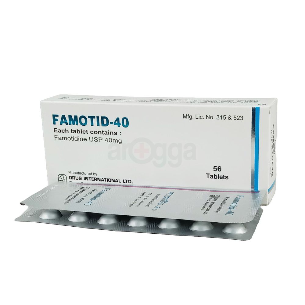 Famotid 40mg Tablet