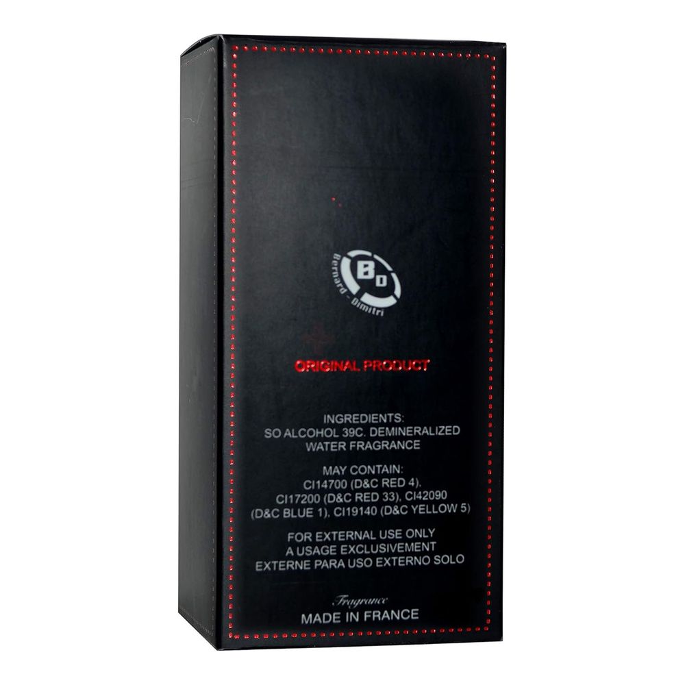 Bernard Dimitri Hot Black Eau de Toilette For Men  