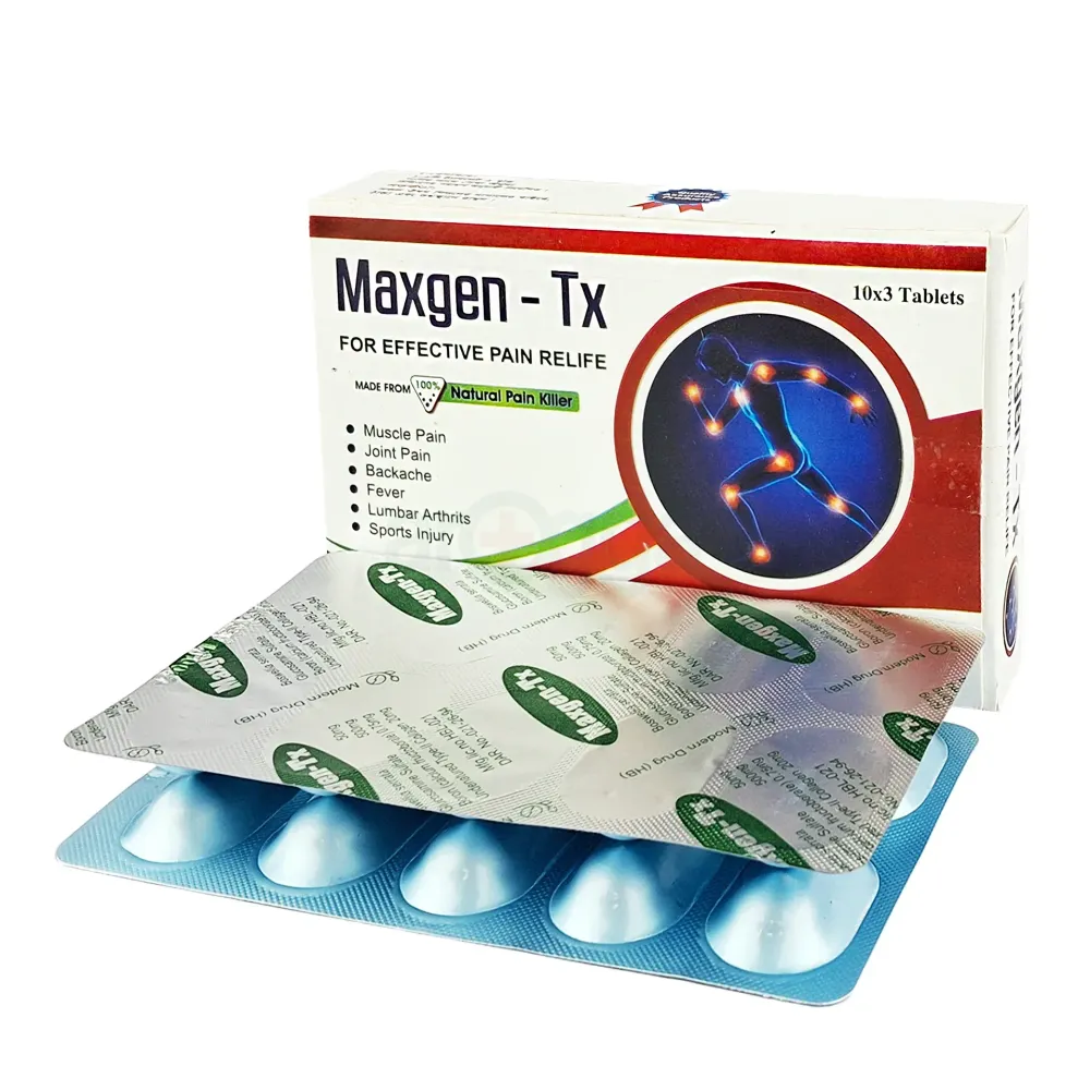 Maxgen-Tx 500mg+20mg tablet