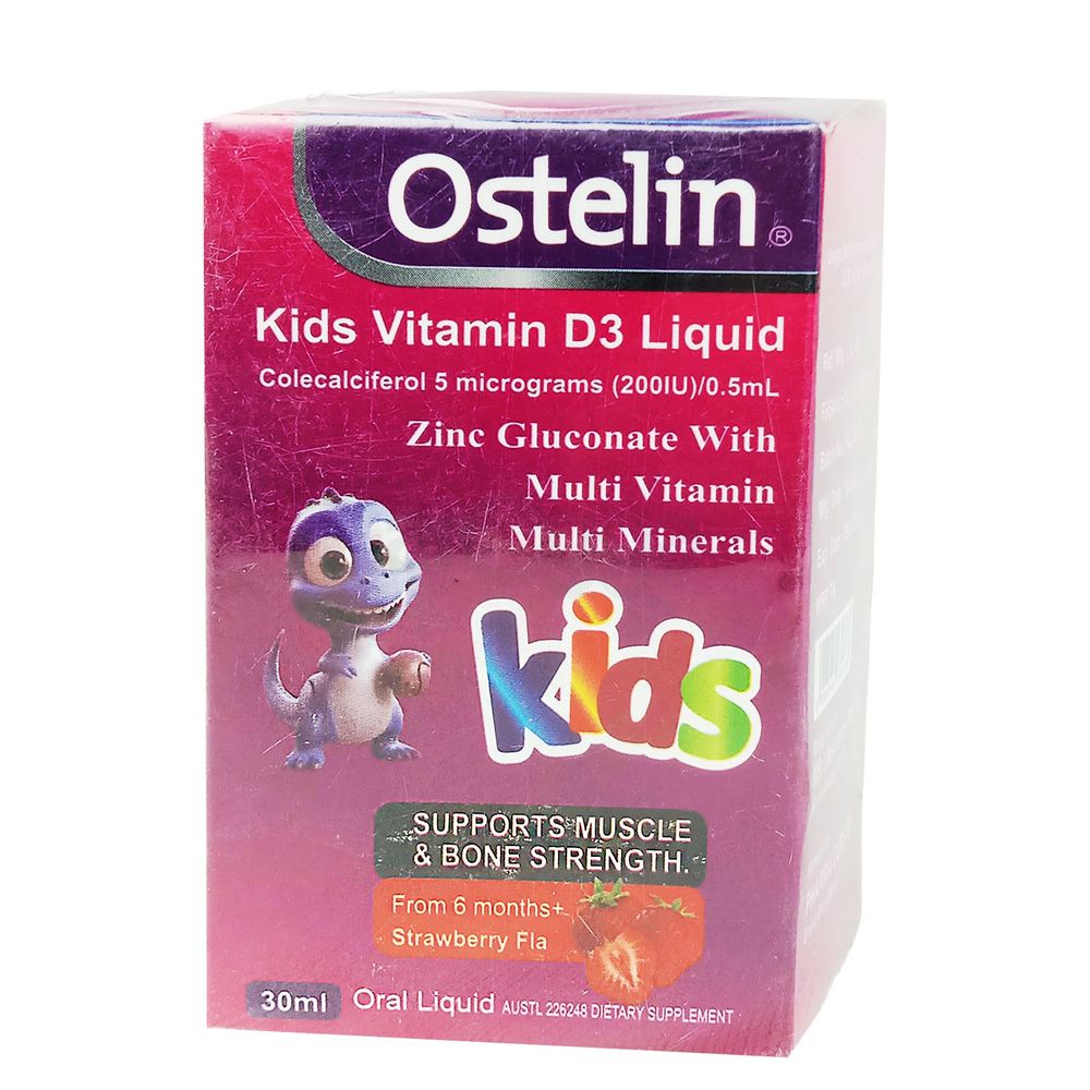 Ostelin Strawberry  30ml 30ml oral_suspension