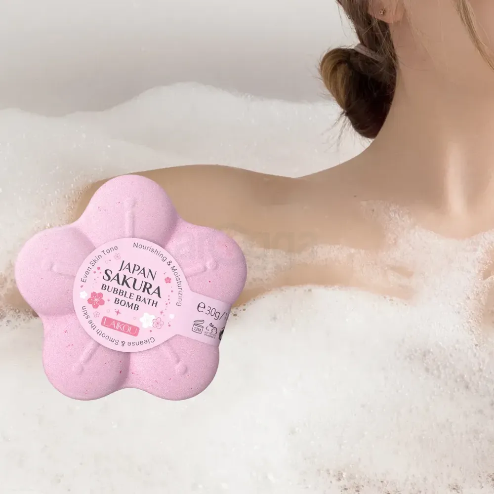 Laikou Japan Sakura Bubble Bath Bomb  