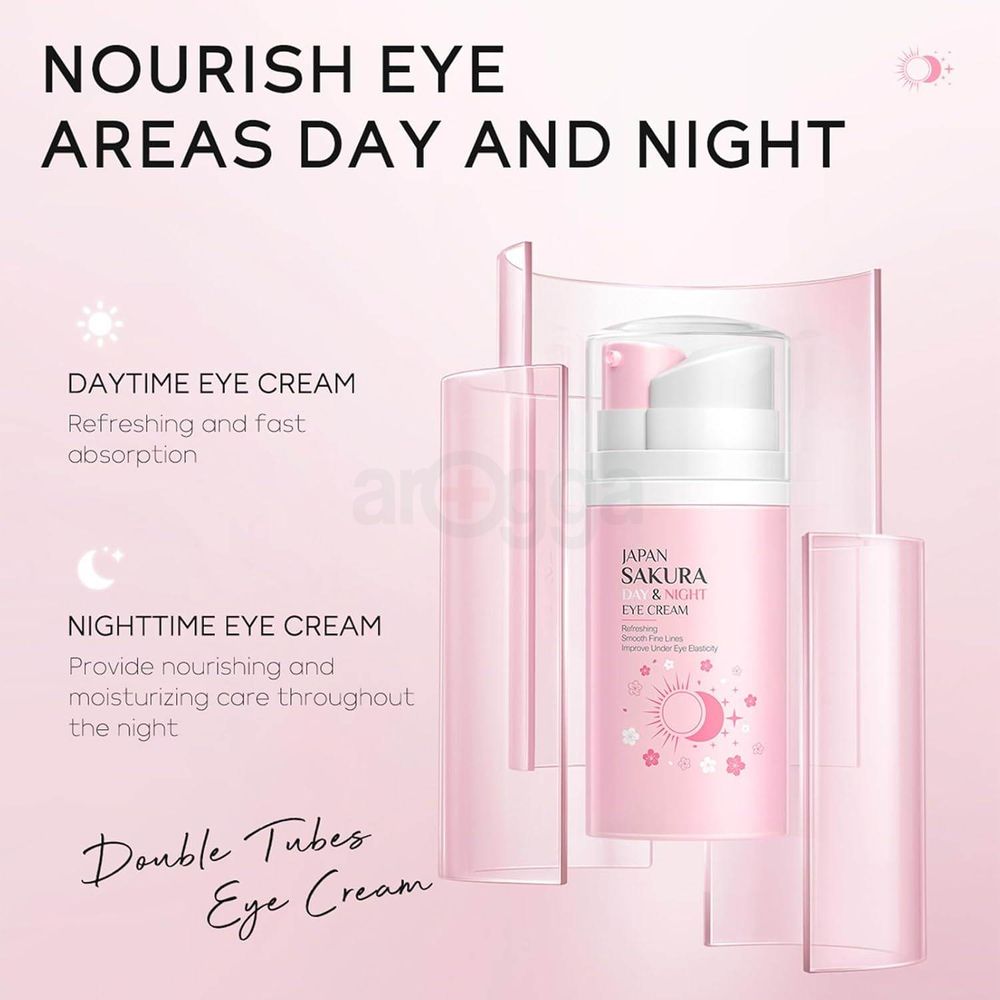 Laikou Japan Sakura Day & Night Eye Cream  