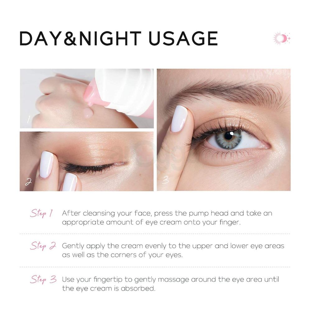 Laikou Japan Sakura Day & Night Eye Cream  