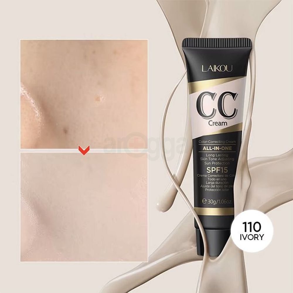 Laikou CC Cream All-in-One with SPF 15- Shade 110  