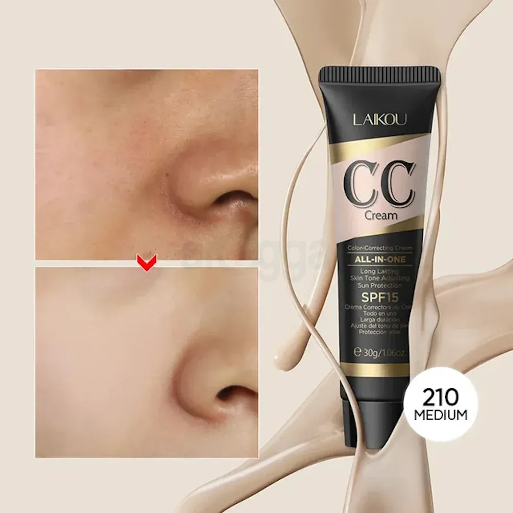 Laikou CC Cream All-in-One with SPF 15 - Shade 210  