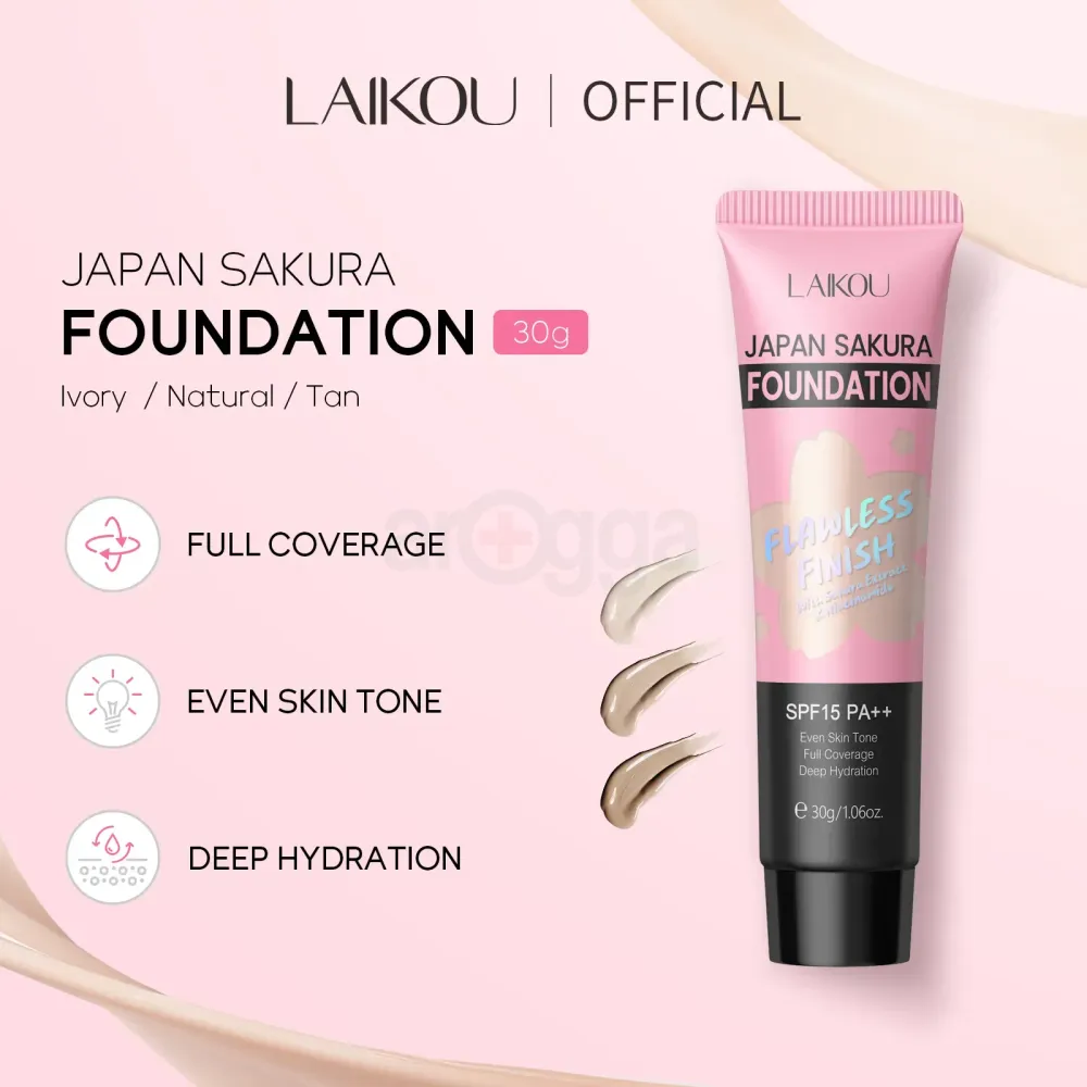 Laikou Japan Sakura Flawless Finish Foundation - Shade 240  