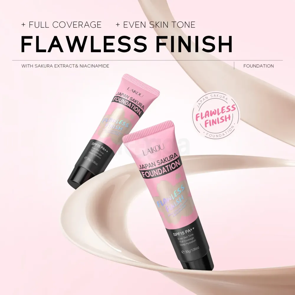 Laikou Japan Sakura Flawless Finish Foundation - Shade 240  