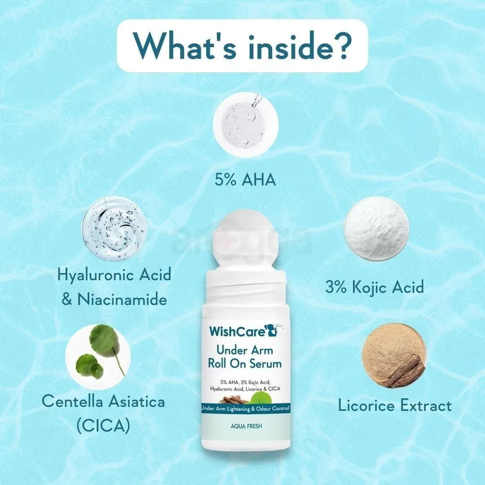 WishCare Under Arm Roll On Serum with Aqua Fresh 50ml  