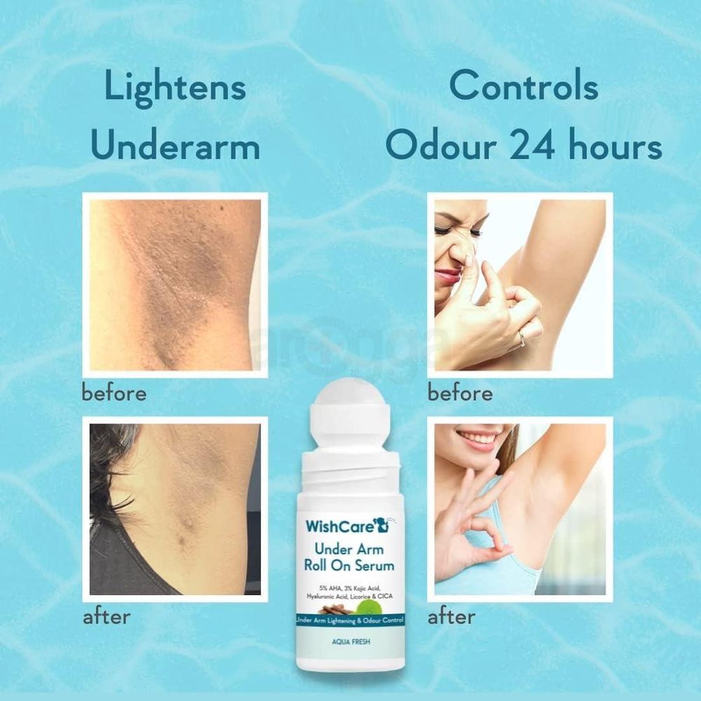 WishCare Under Arm Roll On Serum with Aqua Fresh  