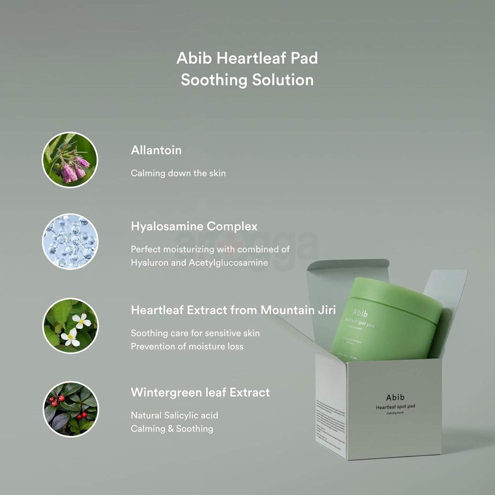Abib Heartleaf Spot Pad Calming Touch - 80 Pads  