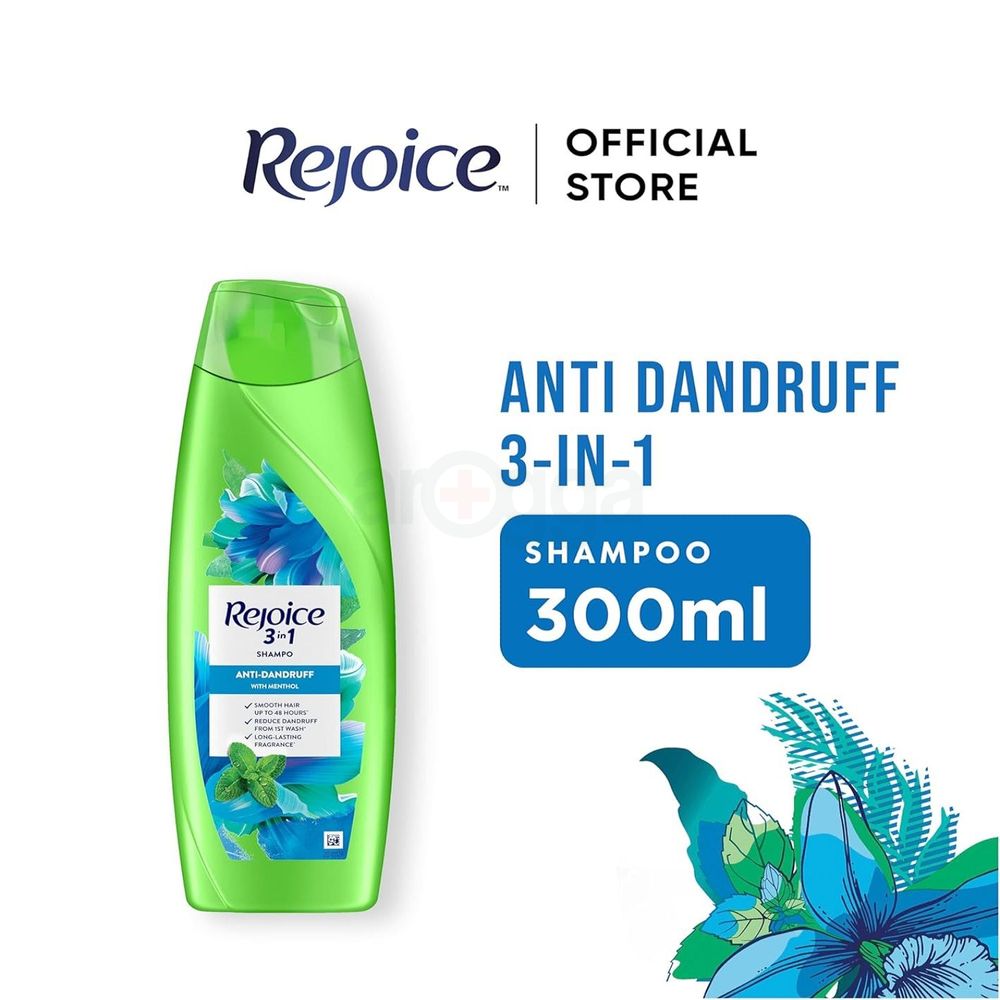 Rejoice 3 in 1 Anti Dandruff Shampoo with Menthol  