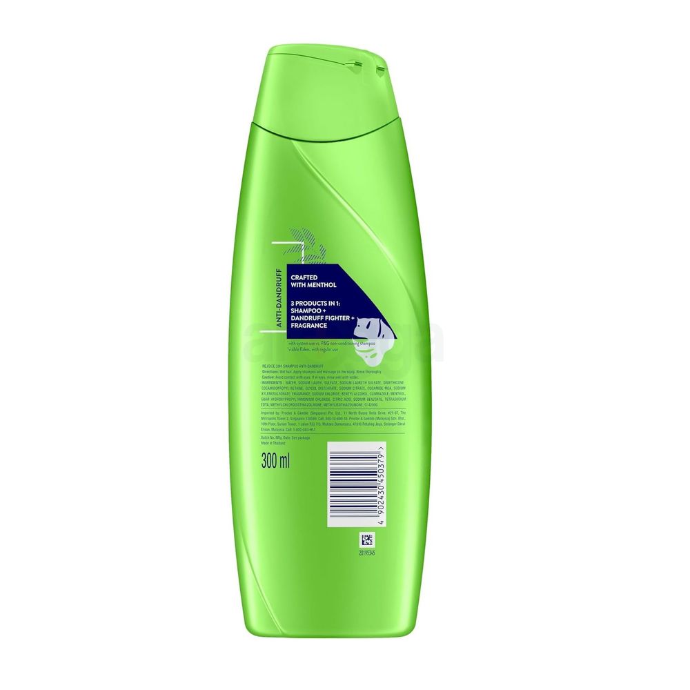 Rejoice 3 in 1 Anti Dandruff Shampoo with Menthol  