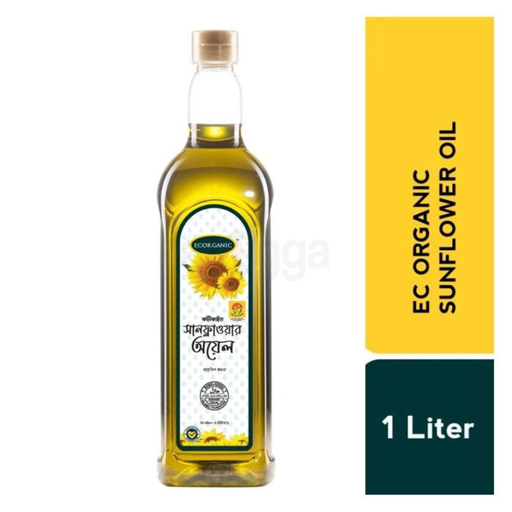 EC Organic Sunflower Oil 1000ml (Pet)  