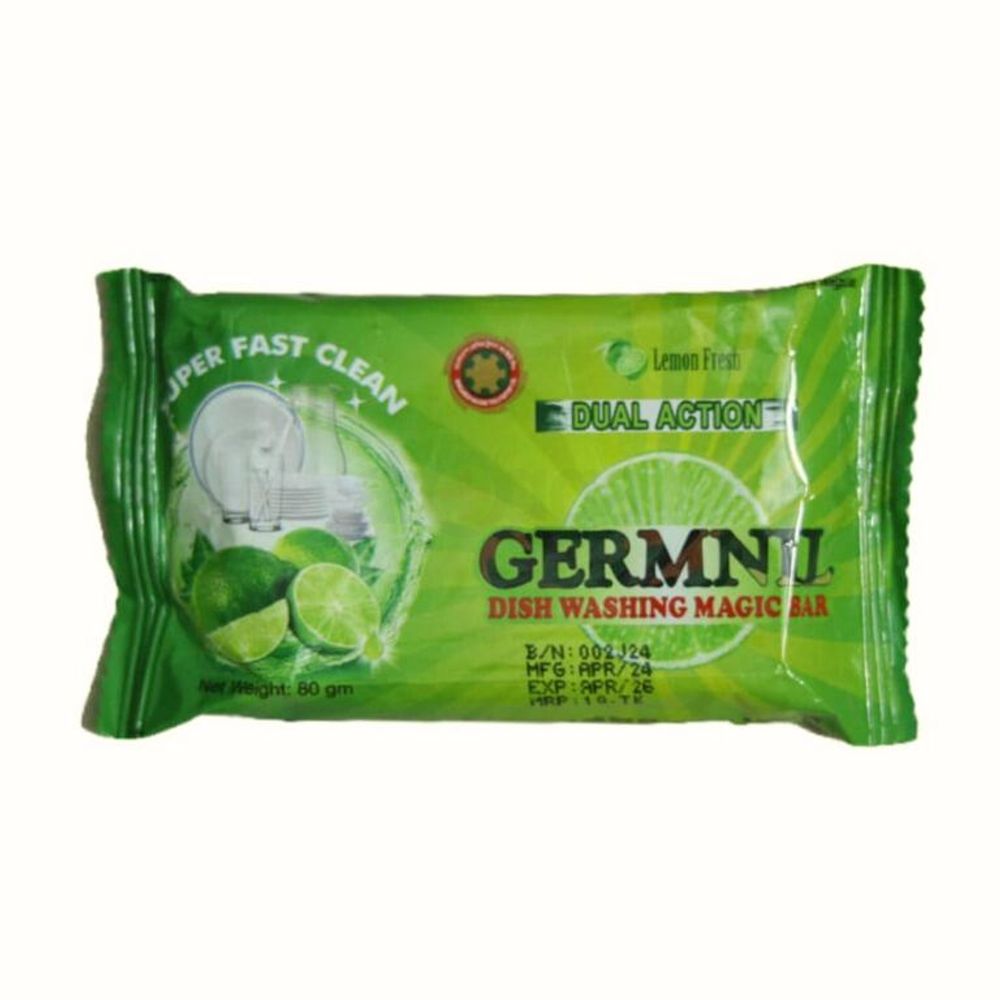 Germnil Lemon Fresh Dish Washing Magic Bar 80g  
