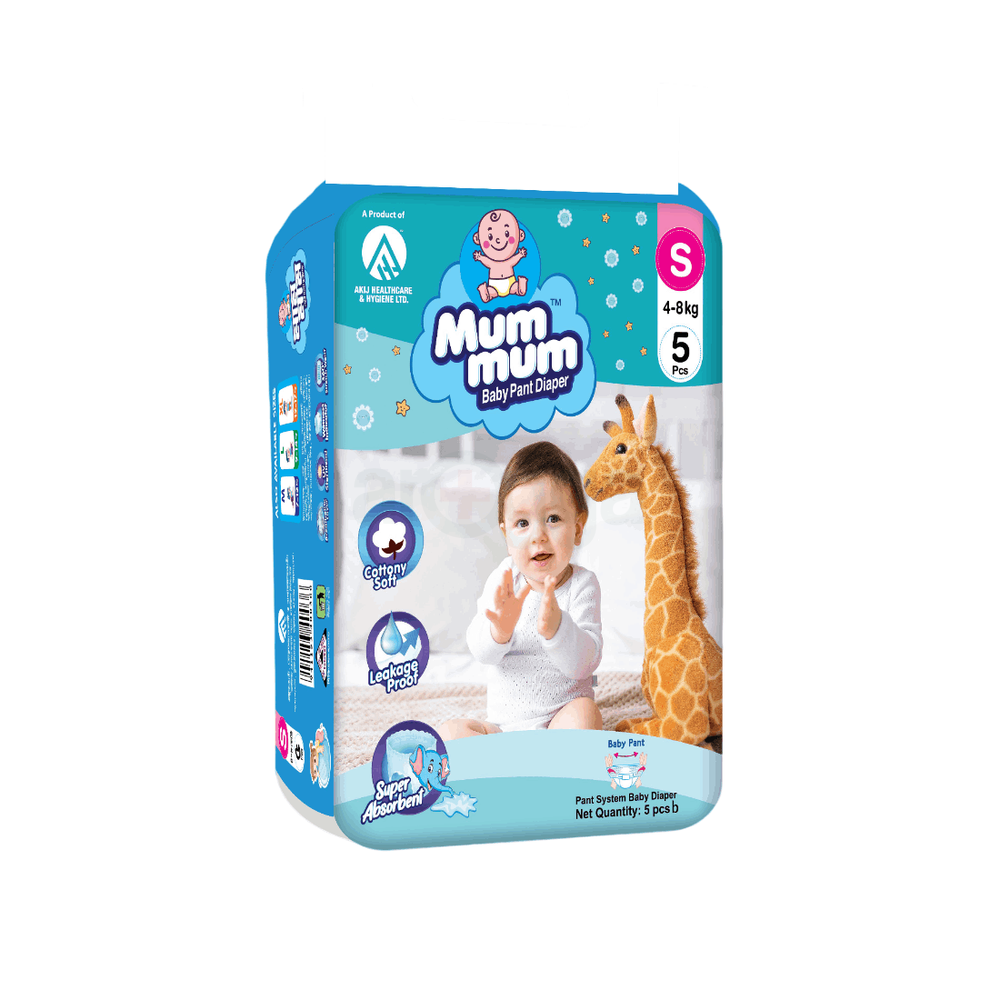 Mum Mum Baby Pant Diaper S 4-8 kg  