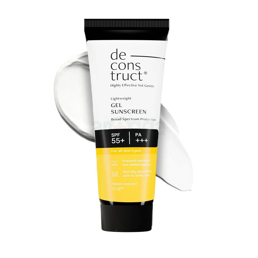 Deconstruct Lightweight Gel Water Resistant Sunscreen for Oily Skin SPF 55+ PA+++  