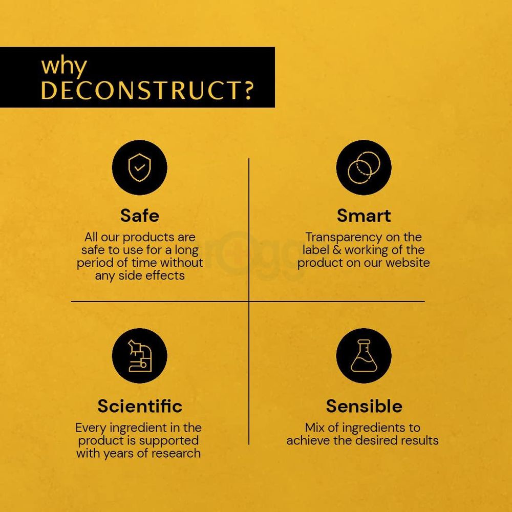 Deconstruct Lightweight Gel Water Resistant Sunscreen for Oily Skin SPF 55+ PA+++  