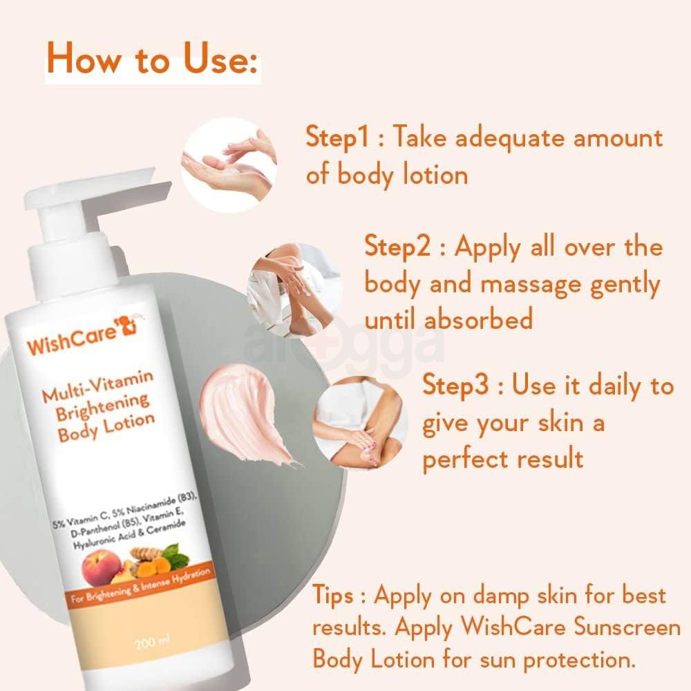WishCare Multi Vitamin Brightening Body Lotion  