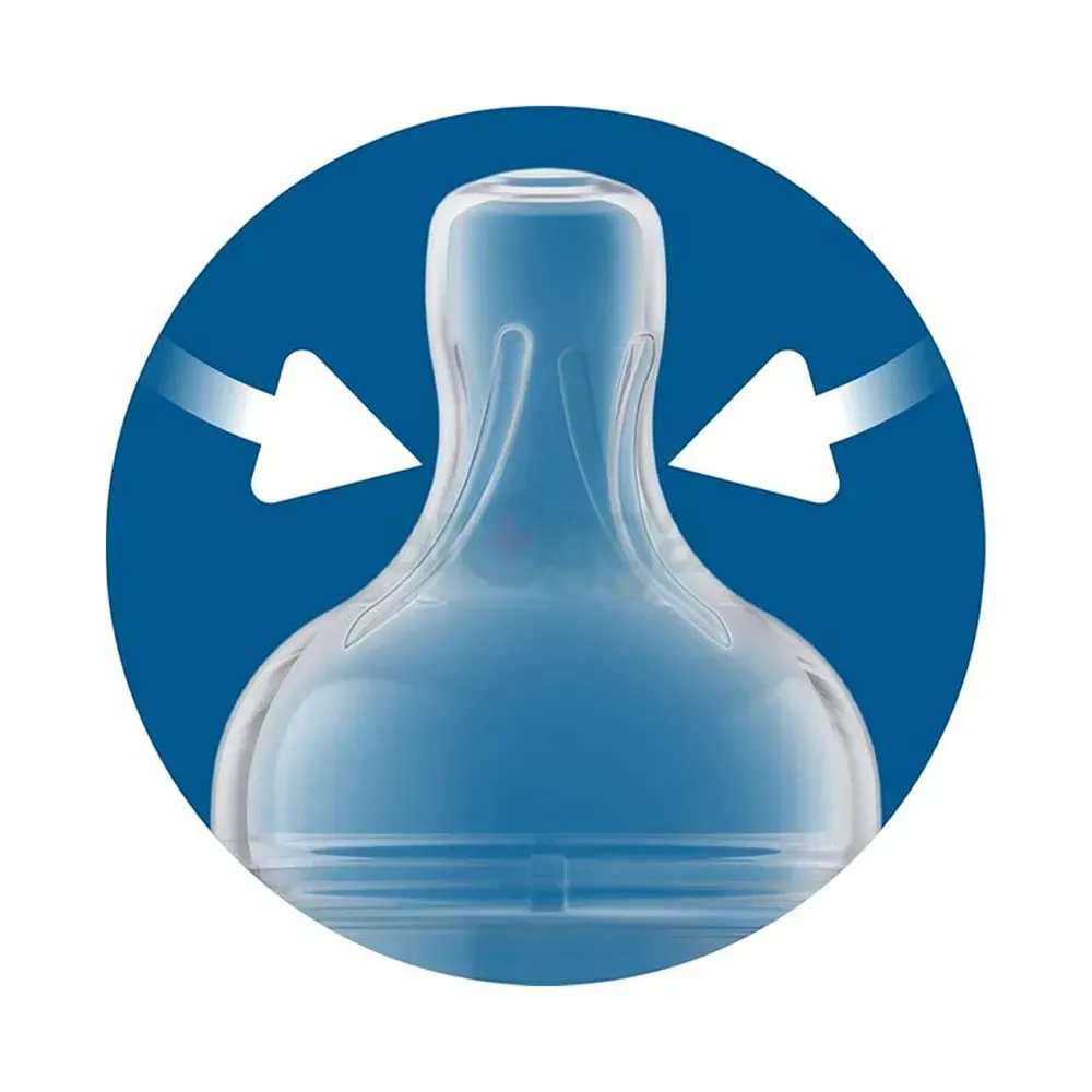 Philips Avent Anti-Colic Reduces Colic and Discomfort  Baby Feeding Bottle 2Pcs Set (1m+)- 260ml (Model-SCY103/20)  