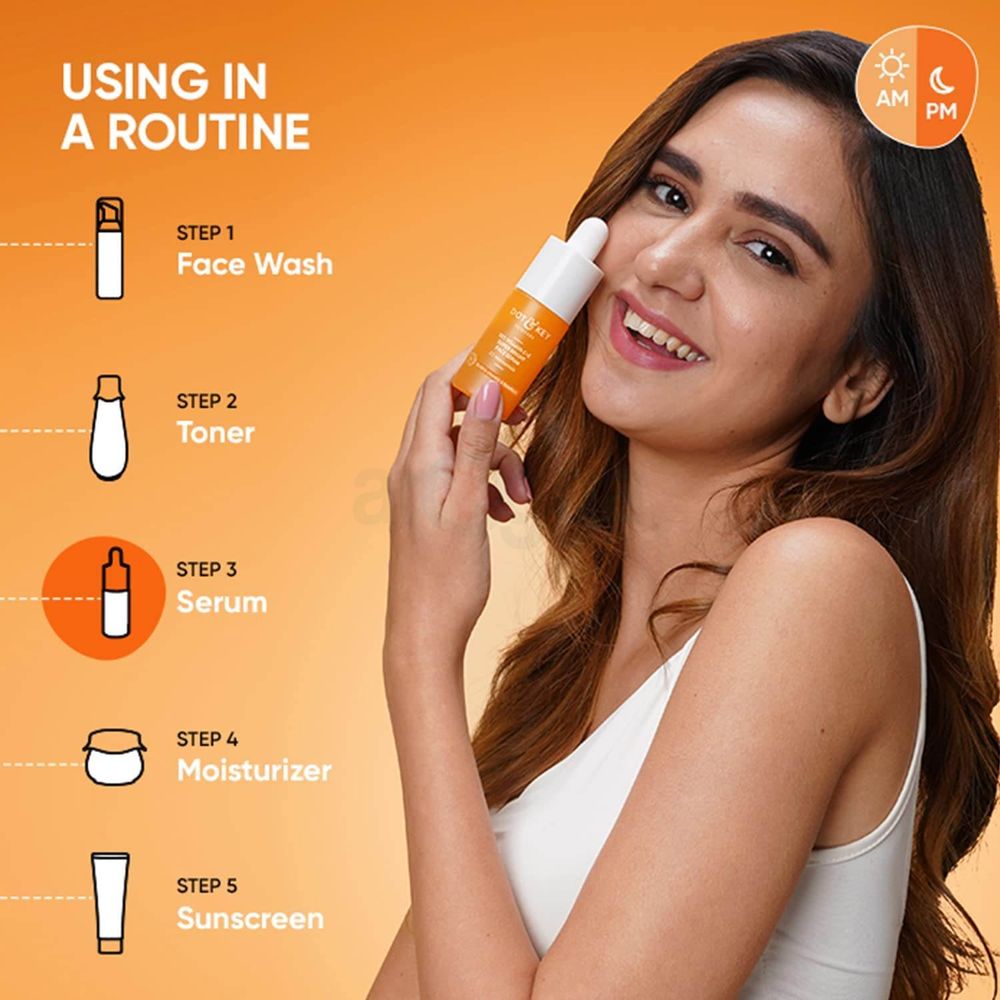 Dot and Key 10% Vitamin C+E Super Bright Face Serum with 5% Niacinamide with Blood Orange & Pumpkin  