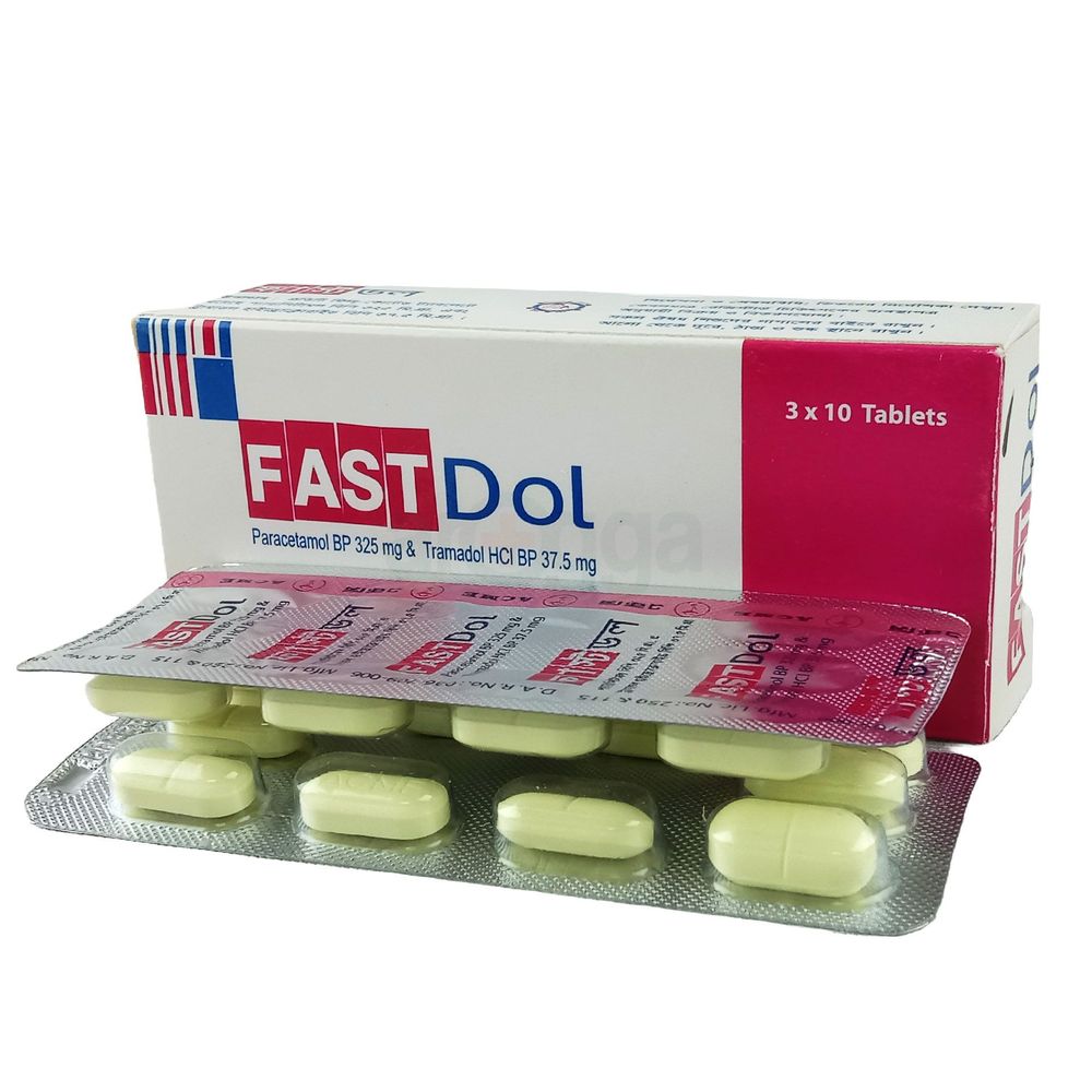 Fastdol 325mg+37.5mg Tablet