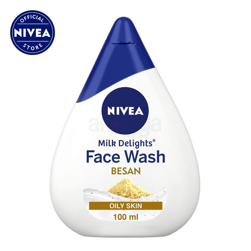 Nivea Milk Delights Face Wash Besan for Oily Skin 100 ml  